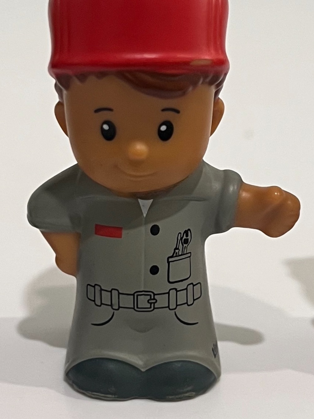 Red-Hat Mechanic Play Figure for Kids by